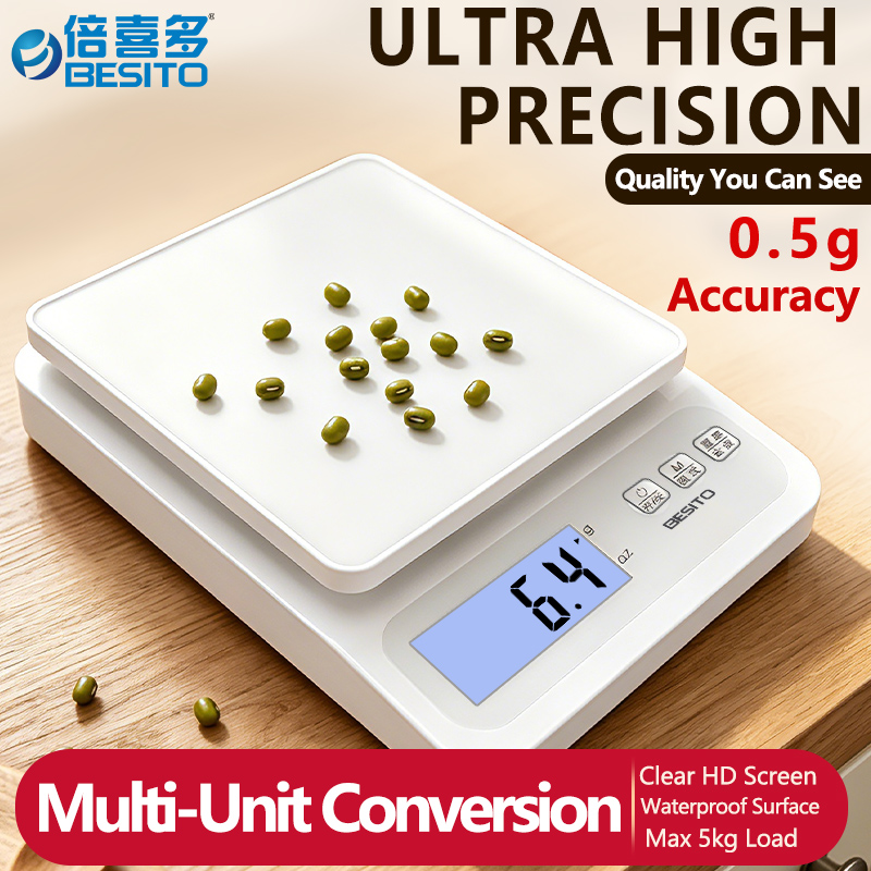 Kitchen Baking Dishes - เครื่องชั่งอิเล็กทรอนิกส์, เครื่องชั่งในครัว, เครื่องชั่งอาหารสำหรับทำขนมในครัวเรือนที่มีความแม่นยำสูง, เครื่องชั่งกรัมขนาดเล็กที่แม่นยำ, เครื่องชั่งอาหาร, เครื่องชั่งน้ำหนัก