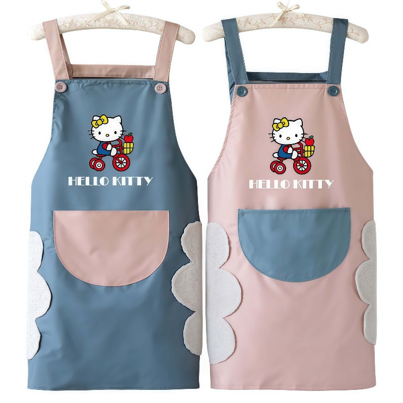Kitchen Job - ใหม่กันน้ำกันน้ำมัน PVC ผ้ากันเปื้อนสำหรับทำอาหารในครัว,น่ารักแขนกุดทำงานสำหรับผู้หญิงผู้ชาย, บ้านทุกเพศ,จัดส่งฟรี