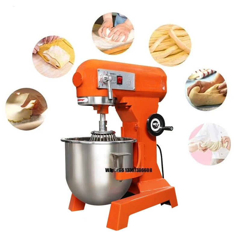 Baking In Kitchen - เครื่องผสมแป้งขนมปังนมเค้กขนาด 30 ลิตร เครื่องผสมอาหารไฟฟ้าในครัว หุ่นยนต์ทำขนม เครื่องตีแป้ง