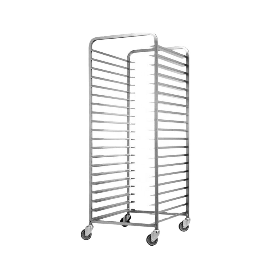 Kitchen Baking Cart - รถเข็นสแตนเลสสำหรับวางถาดขนมในครัวเบเกอรี่ พร้อมล้อเลื่อน มีสินค้าในสต็อก ราคาดีที่สุด