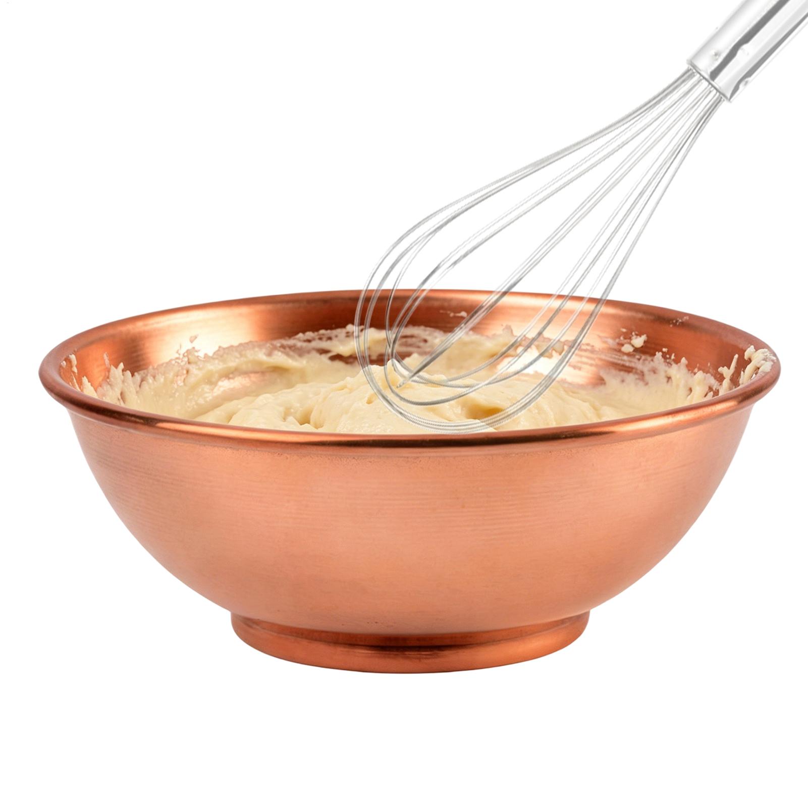 Kitchen Baking Dishes - ชามทองแดงขนาดใหญ่ ภาชนะเก็บของ ถาดทองแดงสำหรับผสมอาหาร ใส่สลัด ใช้เสิร์ฟที่บ้าน อบขนม