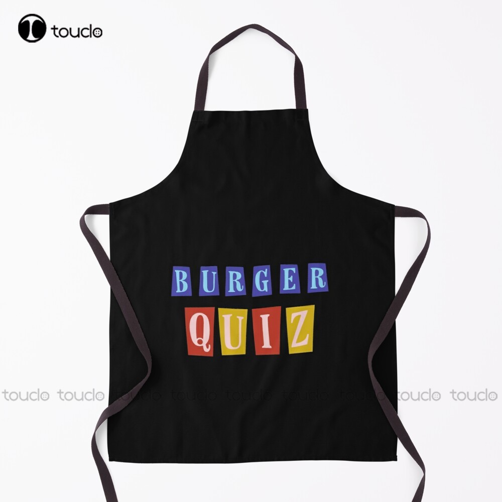 Kitchen Quiz - Burger แบบทดสอบผ้ากันเปื้อน Waiter ผ้ากันเปื้อน Custom Custom