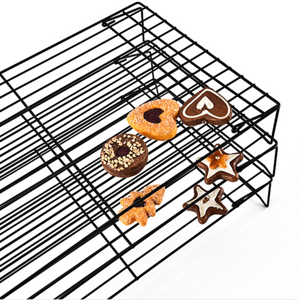 Kitchen Baking Oven - ชั้นวางระบายความร้อน 3 ชั้นสำหรับขนมอบ เตาอบ ทำอาหาร วางซ้อนกันได้
