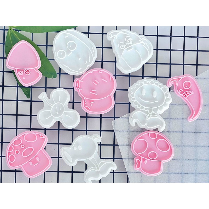 แม่พิมพ์บิสกิตการ์ตูน Plants V - Baking In Kitchen บทวิจารณ์และราคา