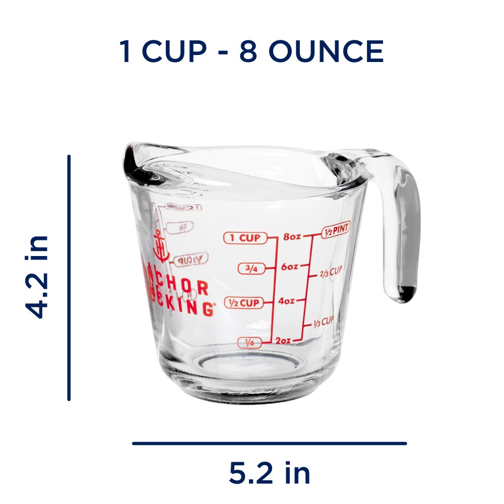 ชุดถ้วยตวงแก้ว 2 ชิ้น พร้อมด้า - Baking In Kitchen บทวิจารณ์และราคา