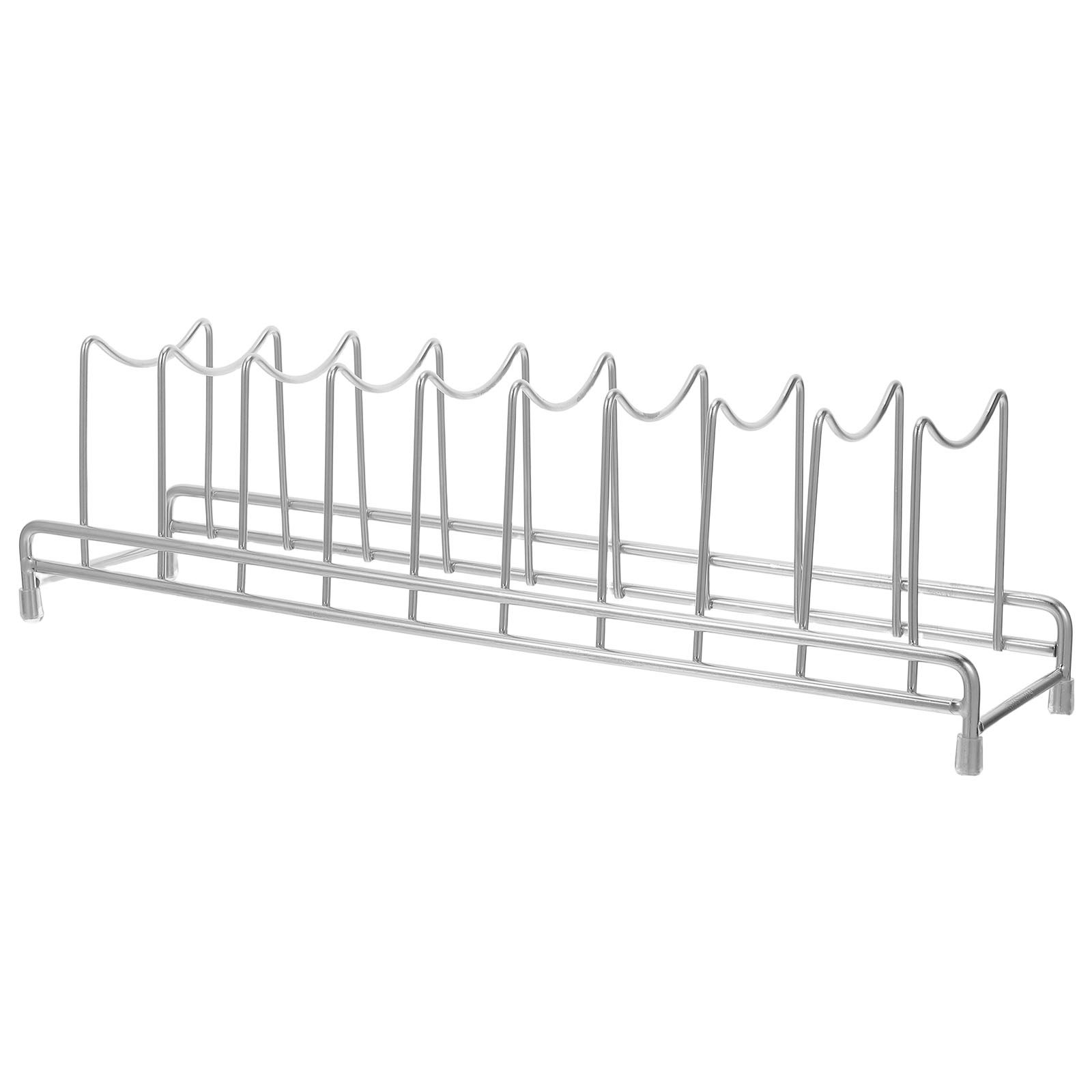 ที่เก็บฝาหม้อสแตนเลส 9 ช่อง ชั - Kitchen Baking Sheet Organizer บทวิจารณ์และราคา