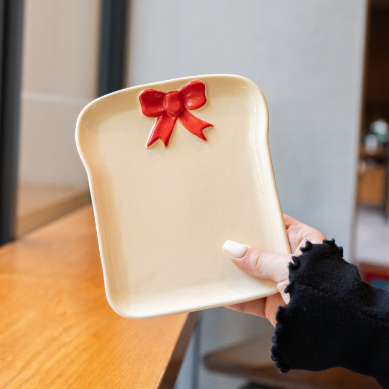 จานเซรามิครูปโบว์สุดหรู สำหรับ - Kitchen Baking Dishes บทวิจารณ์และราคา