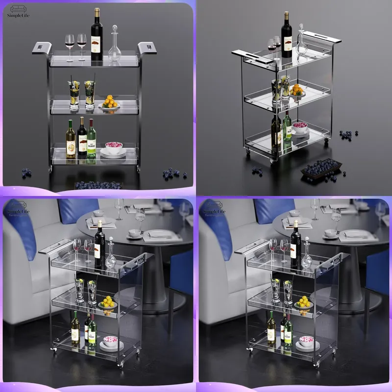 รถเข็นครัว 3 ชั้น รุ่นใหม่ พร้ - Kitchen Baking Cart บทวิจารณ์และราคา