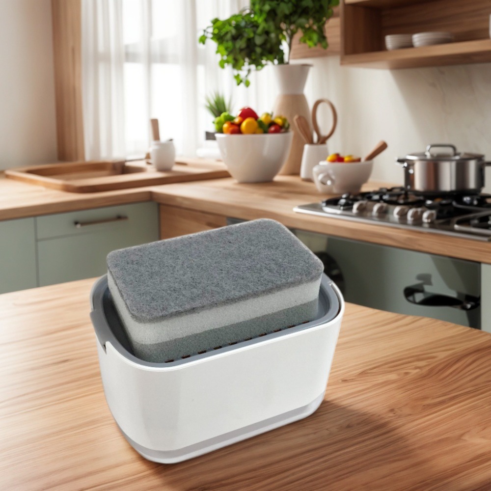 กล่องใส่สบู่แบบกดด้วยมือ กล่อง - Kitchen Job บทวิจารณ์และราคา