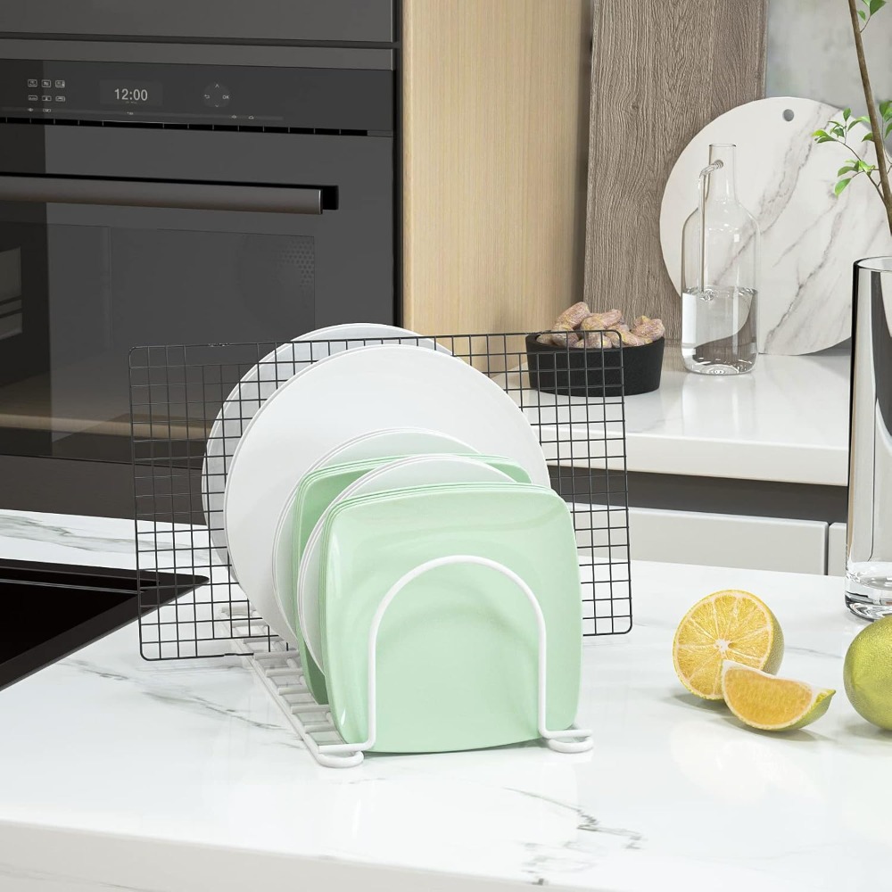 ที่จัดเก็บจานแนวตั้งสำหรับตู้ค - Kitchen Baking Sheet Organizer บทวิจารณ์และราคา