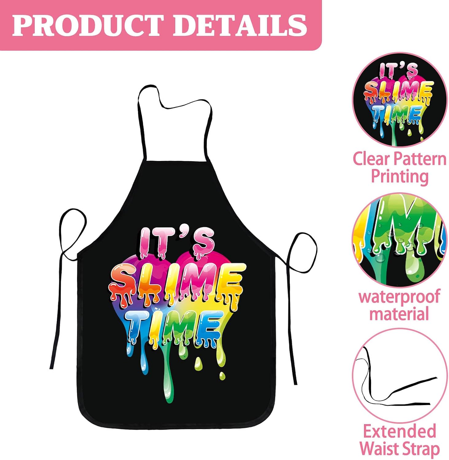 ผ้ากันเปื้อนกันน้ำลายสีรุ้งพิม - Kitchen Baking Background บทวิจารณ์และราคา