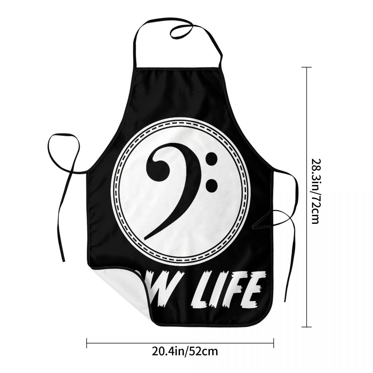 ผ้ากันเปื้อนลายเครื่องดนตรีเบส - Kitchen And Baking Life บทวิจารณ์และราคา