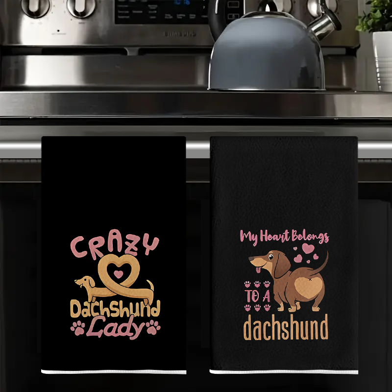ผ้าเช็ดครัวลายสุนัขพื้นหลังสีด - Kitchen Baking Background บทวิจารณ์และราคา