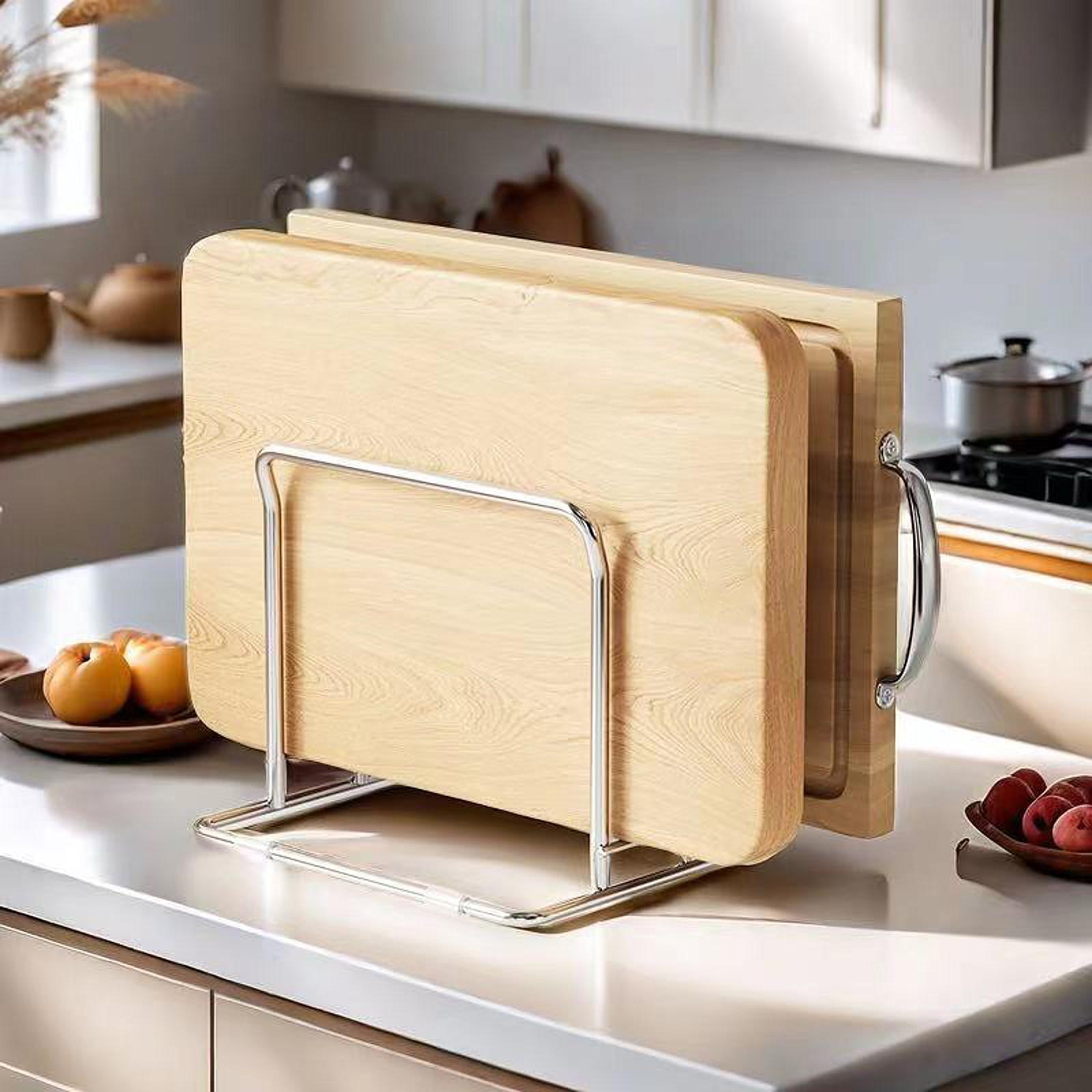 ชั้นวางเขียง หม้อ กระทะ ฝาปิด  - Kitchen Baking Sheet Organizer บทวิจารณ์และราคา