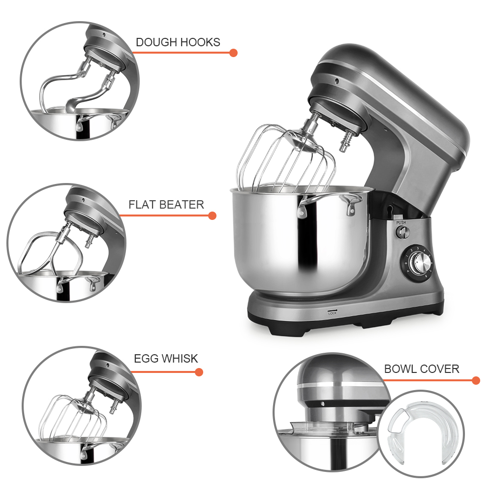 เครื่องผสมอาหารไฟฟ้าขนาดใหญ่ 1 - Baking In Kitchen บทวิจารณ์และราคา