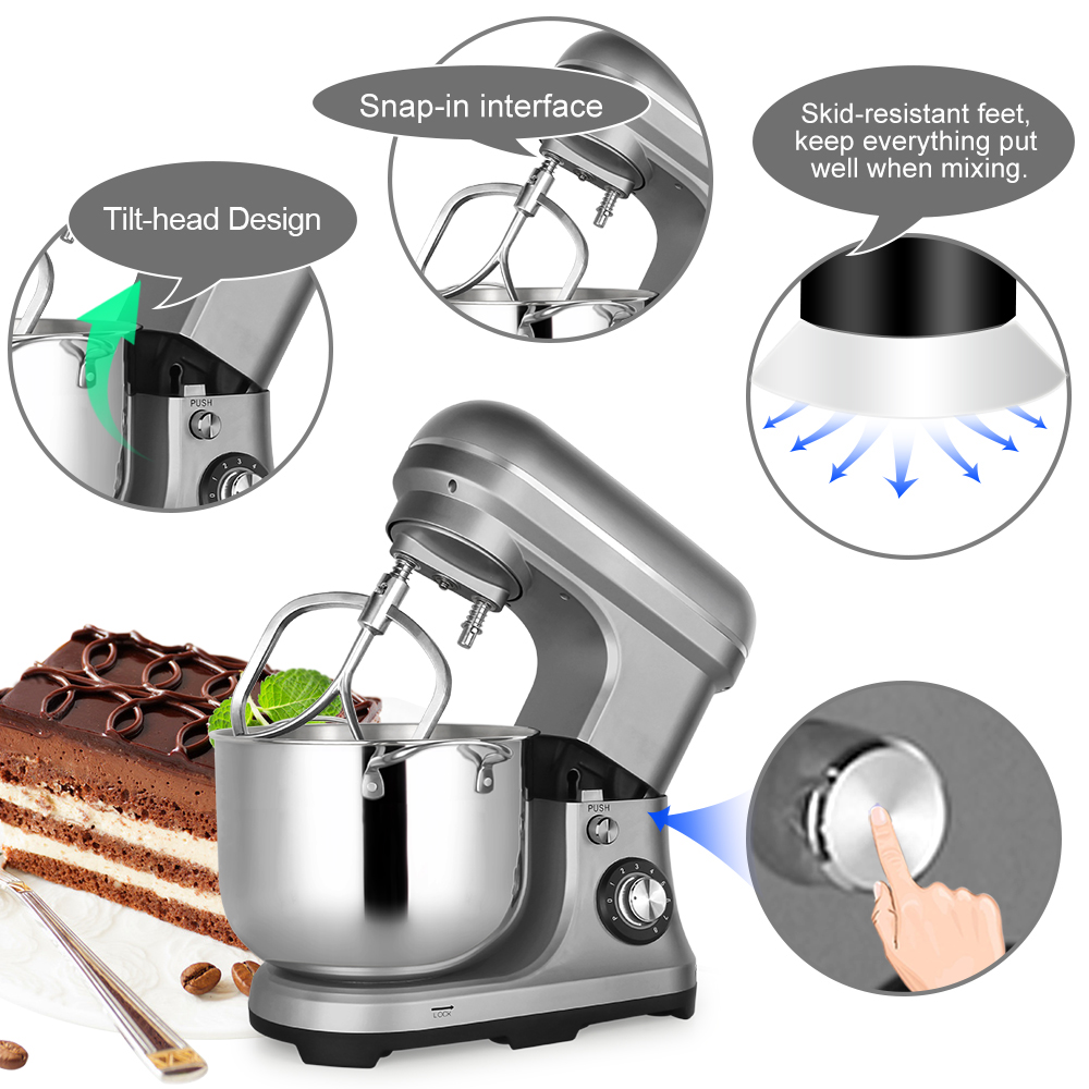 เครื่องผสมอาหารไฟฟ้าขนาดใหญ่ 1 - Baking In Kitchen บทวิจารณ์และราคา
