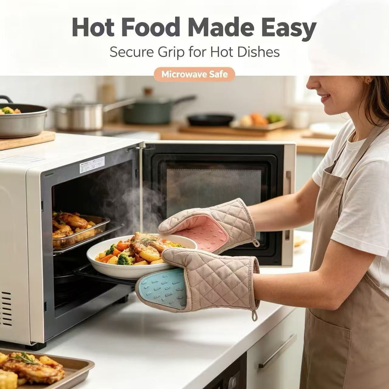 ถุงมือกันความร้อนซิลิโคนรูปปลา - Kitchen Baking Dishes บทวิจารณ์และราคา