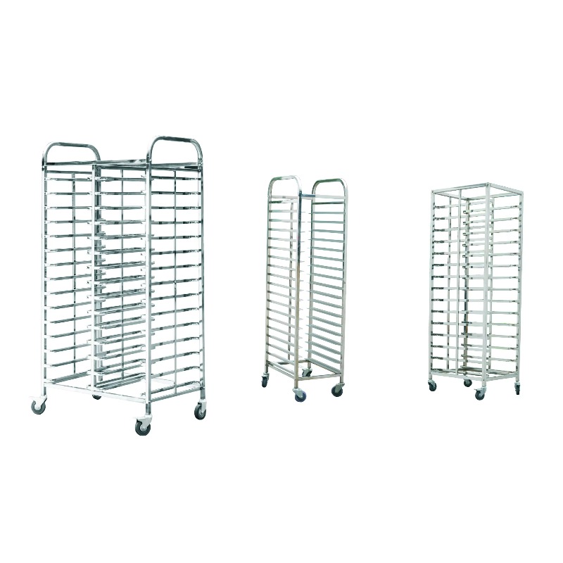 รถเข็นถาดสแตนเลสสำหรับอบขนมปัง - Kitchen Baking Cart บทวิจารณ์และราคา
