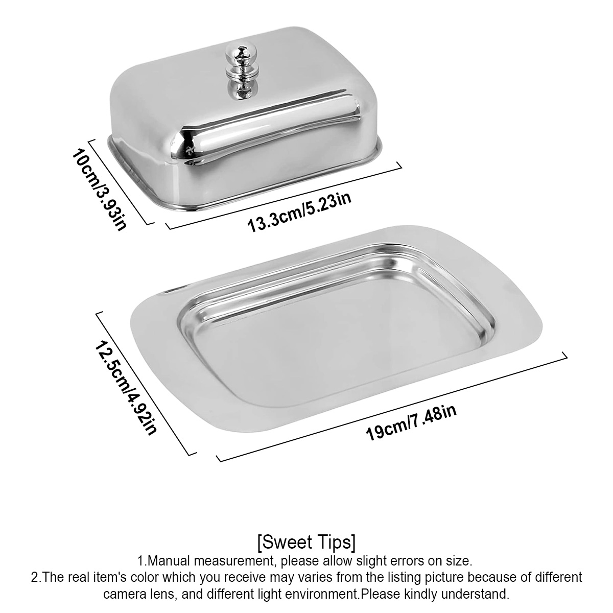 กล่องใส่เนยสแตนเลส 1 ชิ้น พร้อ - Kitchen Baking Dishes บทวิจารณ์และราคา