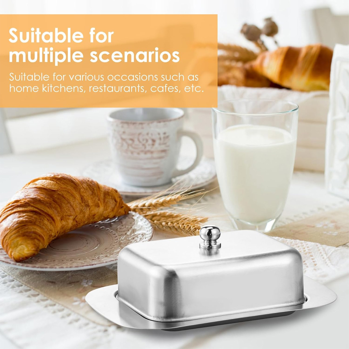 กล่องใส่เนยสแตนเลส 1 ชิ้น พร้อ - Kitchen Baking Dishes บทวิจารณ์และราคา