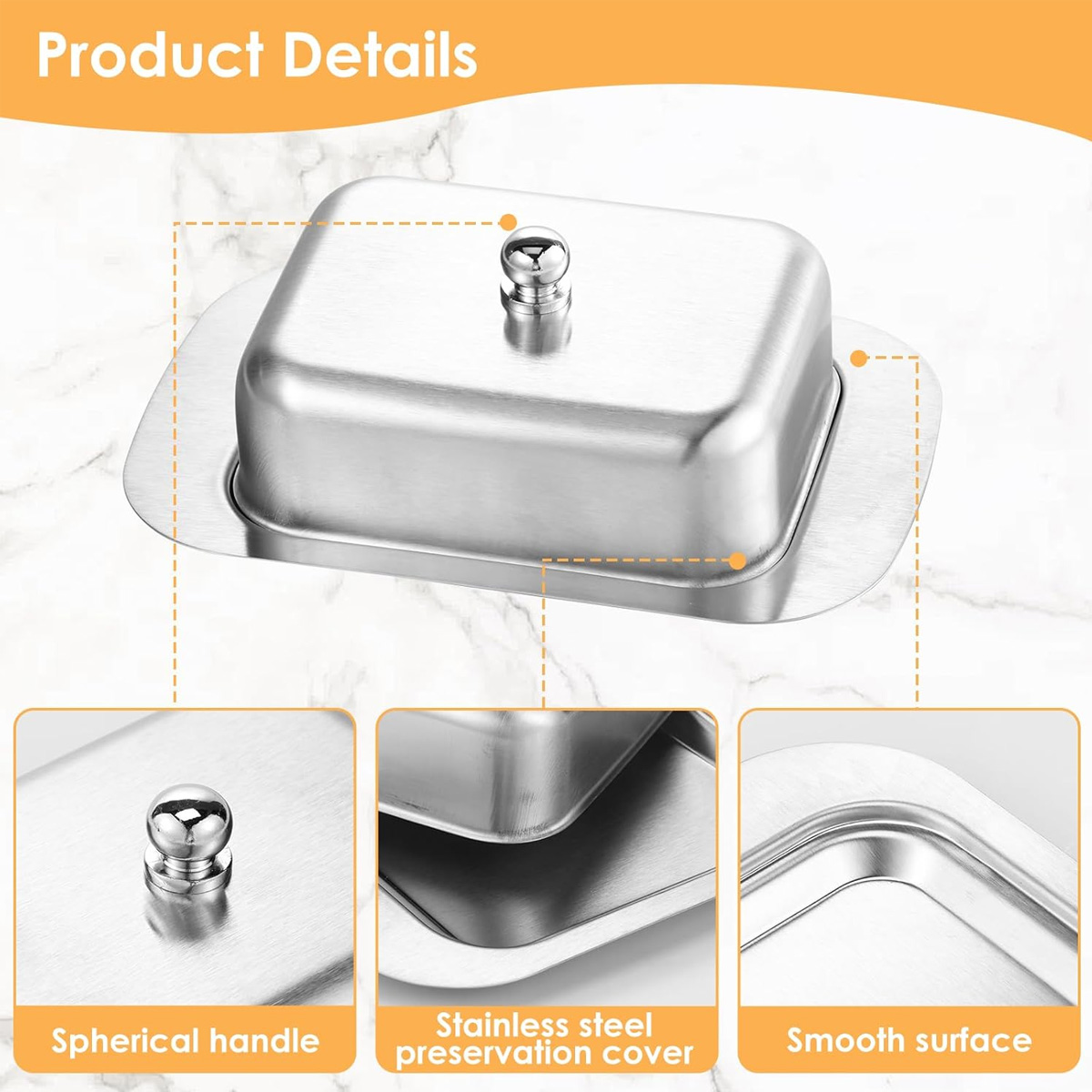 กล่องใส่เนยสแตนเลส 1 ชิ้น พร้อ - Kitchen Baking Dishes บทวิจารณ์และราคา