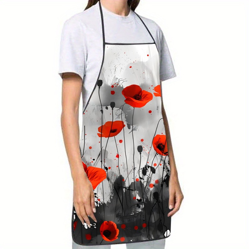 ผ้ากันเปื้อนโพลีเอสเตอร์แขนกุด - Kitchen Baking Background บทวิจารณ์และราคา