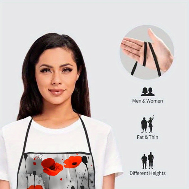 ผ้ากันเปื้อนโพลีเอสเตอร์แขนกุด - Kitchen Baking Background บทวิจารณ์และราคา