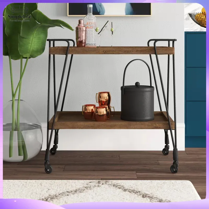 รถเข็นครัวพร้อมล้อเลื่อน สำหรั - Kitchen Baking Cart บทวิจารณ์และราคา